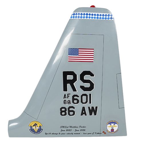 86 AW C-130 Airplane Tail Flash - View 4
