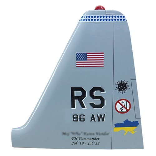 86 AW C-130 Airplane Tail Flash - View 6