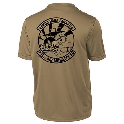 735th AMS Coyote Brown Shirts  - View 3
