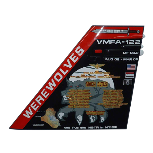 VMFA-122 F/A-18 Hornet Tail Flash - View 2