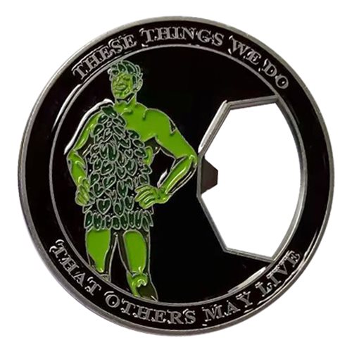 41 RQS Moody AFB Bottle Opener Challenge Coin - View 2