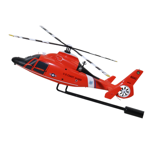 CGAS Miami MH-65D Dolphin Custom Airplane Model Briefing Stick - View 2