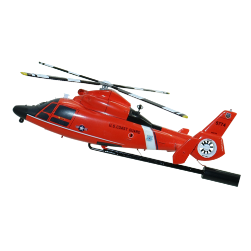 CGAS Traverse City MH-65D Dolphin Custom Airplane Model Briefing Sticks - View 2