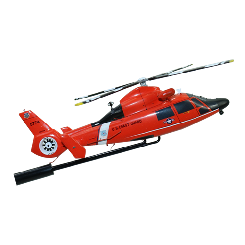 CGAS Traverse City MH-65D Dolphin Custom Airplane Model Briefing Sticks - View 3