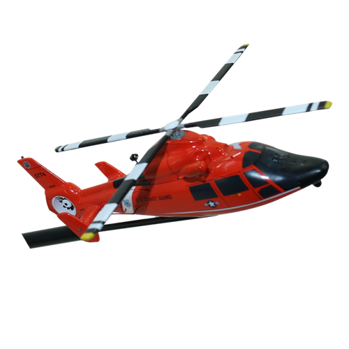 CGAS Traverse City MH-65D Dolphin Custom Airplane Model Briefing Sticks - View 4