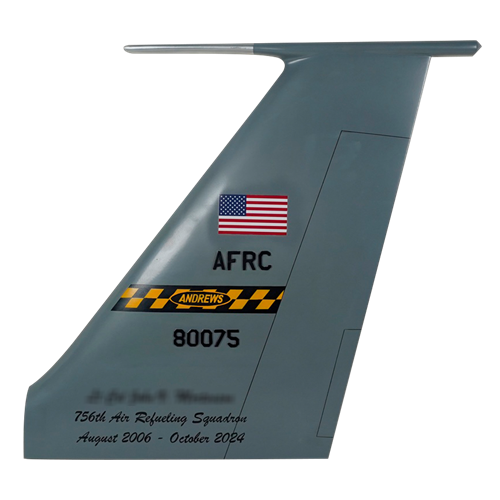 756 ARS KC-135 Stratotanker Tail Flash - View 2