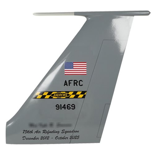 756 ARS KC-135 Stratotanker Tail Flash - View 3
