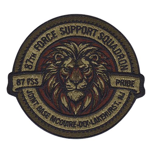 USAF 89th MAINTENANCE GROUP パッチ 87 FSS Pride OCP Morale Patch | 87th Force Support Squadron