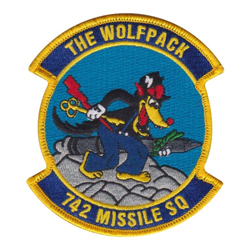 742 MS The Wolfpack Patch | 742nd Missile Squadron Patches