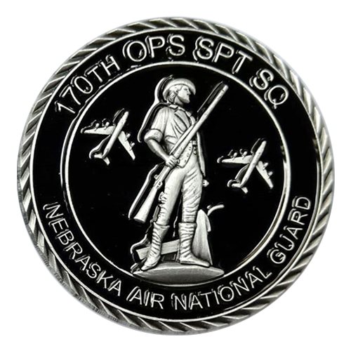 170 OSS Nebraska ANG Challenge Coin - View 2