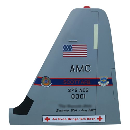 375 AES C-130J Airplane Tail Flash - View 4
