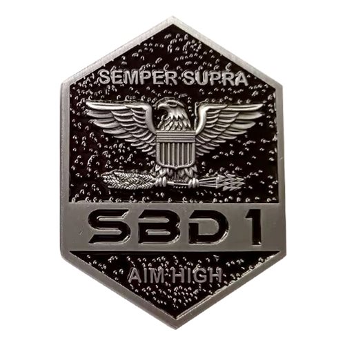 Space Base Delta 1 Commander Challenge Coin - View 2