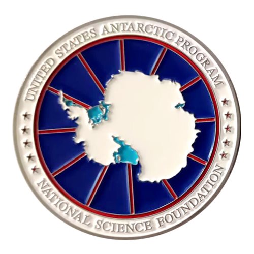Antarctica Fire Department Challenge Coin - View 2