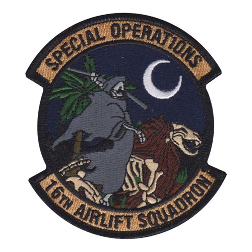 USAF 22d AIRLIFT SQ C-5 刺繍パッチ 22 AS C-5M Super Galaxy Patch | 22nd Airlift Squadron Patches