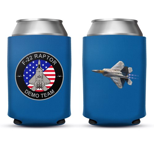 Custom Koozie Can Coolers | F-22 Demo Team Koozie Can Coolers