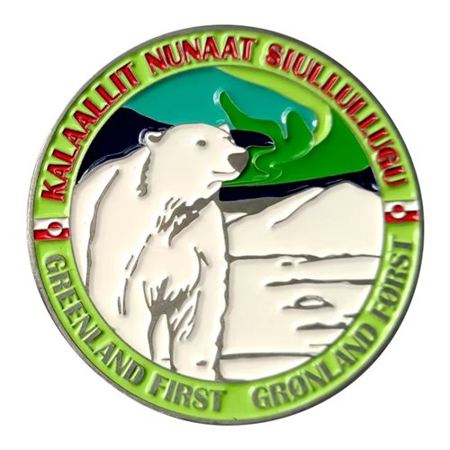 Vectrus Services Greenland First Challenge Coin - View 2