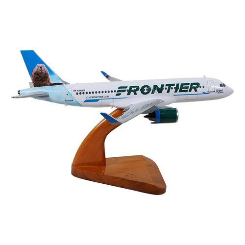 Frontier Airlines Airbus A320 NEO Custom Aircraft Model - View 4