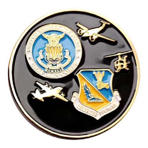374 AW Yokota Chapel Challenge Coin  - View 2