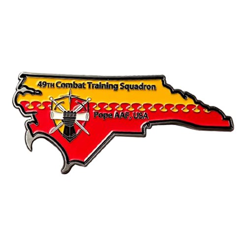 49 CTS Fights on Bottle Opener Challenge Coin - View 2