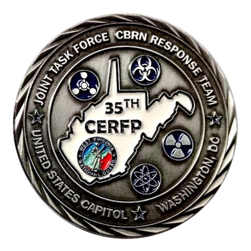 35 CERFP Inauguration Challenge Coin - View 2