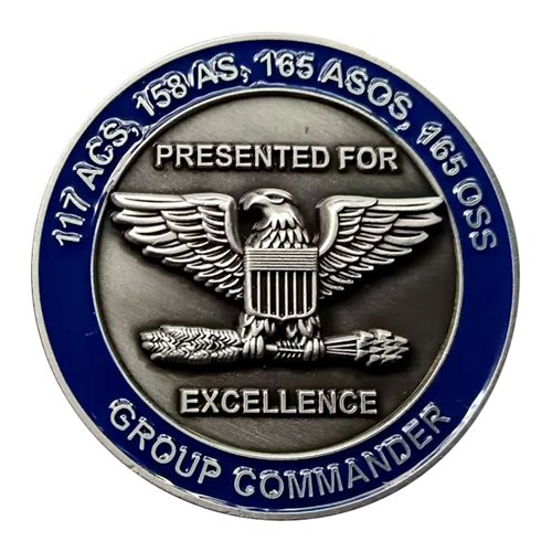 165 OG Savannah Guard Dawgs Commander Challenge Coin - View 2