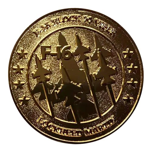 F16 Block 70 Viper Challenge Coin - View 2