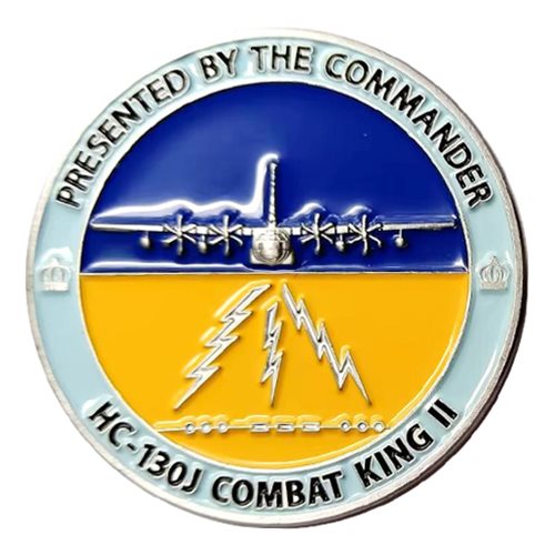 26 ERQS HC-130J Combat King II Commander Challenge Coin - View 2