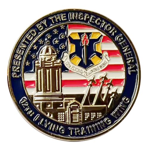 12 FTW IG Strengthen and Improve Challenge Coin  - View 2