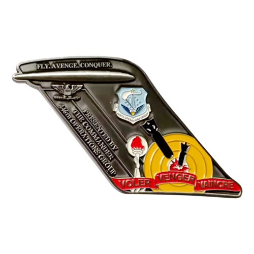 446 OG C-17 Tail Flash Commander Challenge Coin - View 2