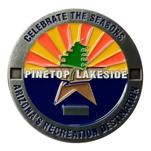 Town of Pinetop Lakeside Arizona Challenge Coin - View 2