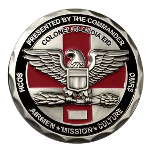 97 MDG COL Claudia EID Commander Challenge Coin - View 2