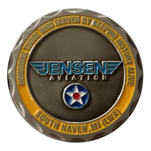 Jensen Aviation Boeing PT-17 Challenge Coin - View 2
