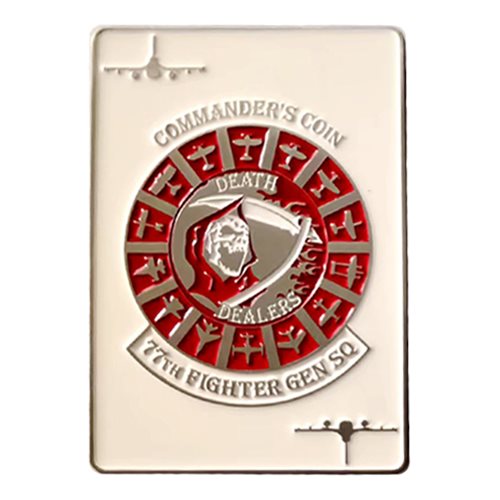 77 FGS Death Dealer Gambler Challenge Coin - View 2