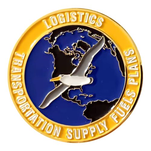 940 LRS Transportation Supply Fuels Plans Challenge Coin - View 2