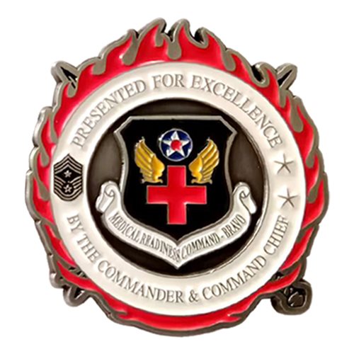 Medical Readiness Bravo Command Chief Challenge Coin - View 2