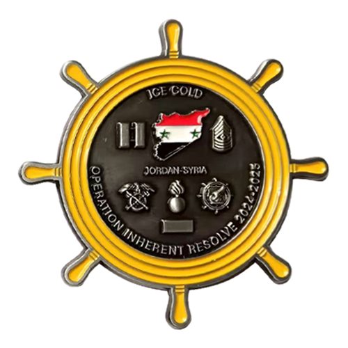 1-32 Ice Company Command Chief Challenge Coin - View 2