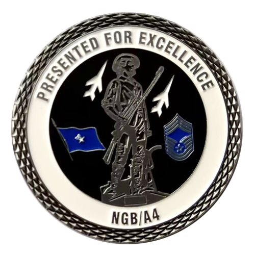 NGB A4 Command Chief Challenge Coin - View 2