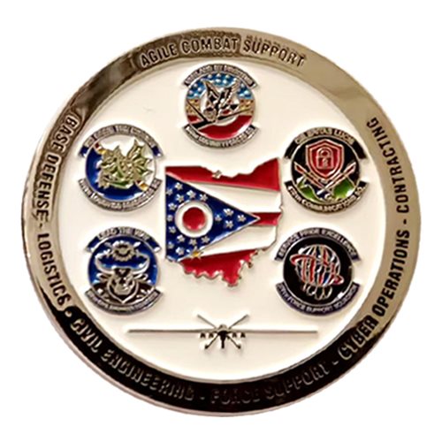 178 MSG Agile Combat Support Command Chief Coin - View 2