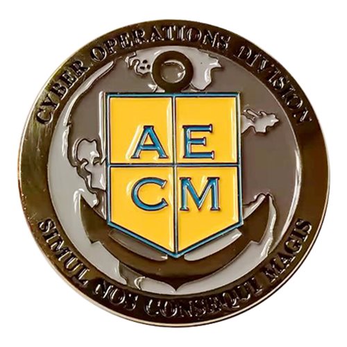 NSMA Cyber Operations Division Challenge Coin - View 2