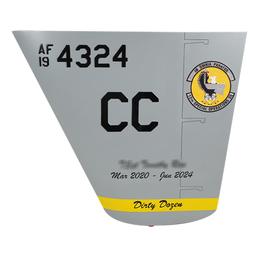 12 SOS MQ-9 Reaper Airplane Tail Flash - View 2