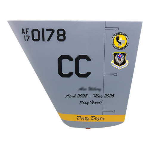 12 SOS MQ-9 Reaper Airplane Tail Flash - View 3