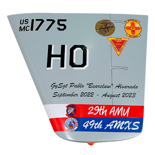 29 AMU MQ-9 Reaper Airplane Tail Flash - View 2