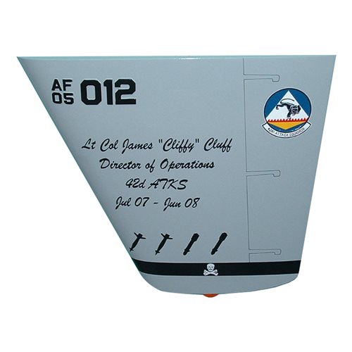 42 ATKS MQ-9 Reaper Airplane Tail Flash - View 2