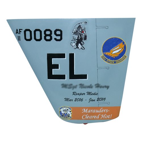 89 ATKS MQ-9 Reaper Airplane Tail Flash - View 2