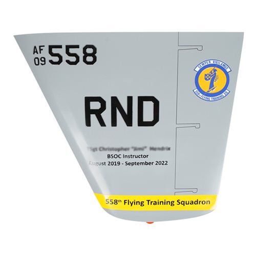 558 FTS MQ-9 Reaper Airplane Tail Flash - View 2