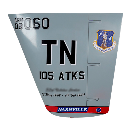 105 ATKS MQ-9 Reaper Airplane Tail Flash - View 4