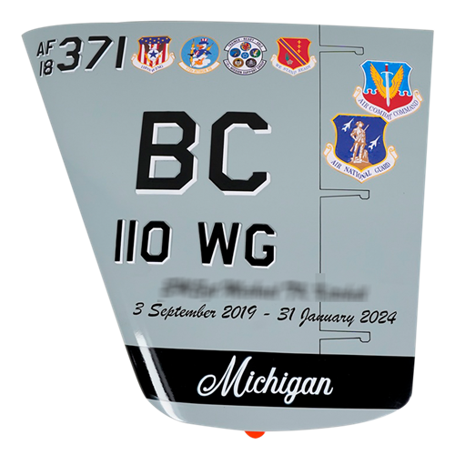 172 ATKS MQ-9 Reaper Airplane Tail Flash - View 2