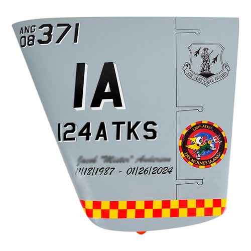 124 ATKS MQ-9 Reaper Airplane Tail Flash - View 2