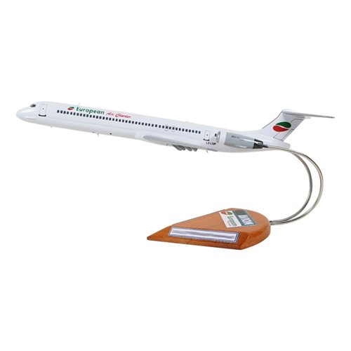 European Air Charter MD-82 Custom Aircraft Model - View 2