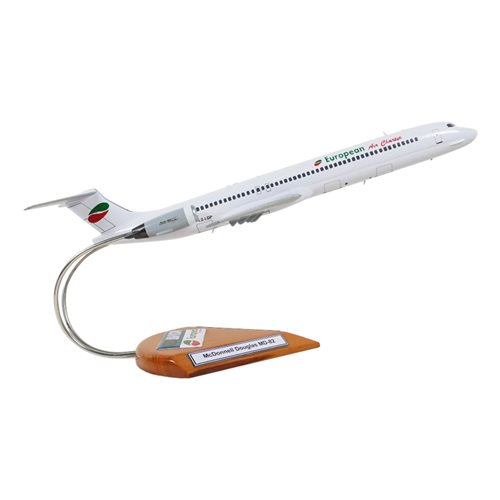 European Air Charter MD-82 Custom Aircraft Model - View 4
